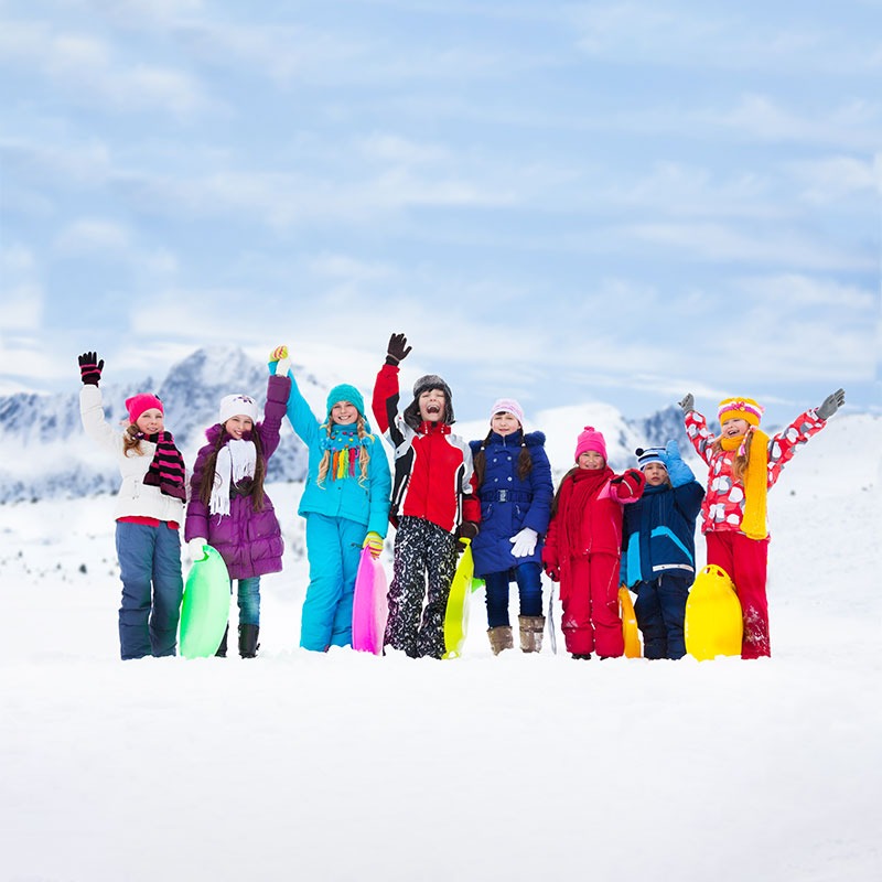 Divertimento sulla neve con bob e slitte in Trentino