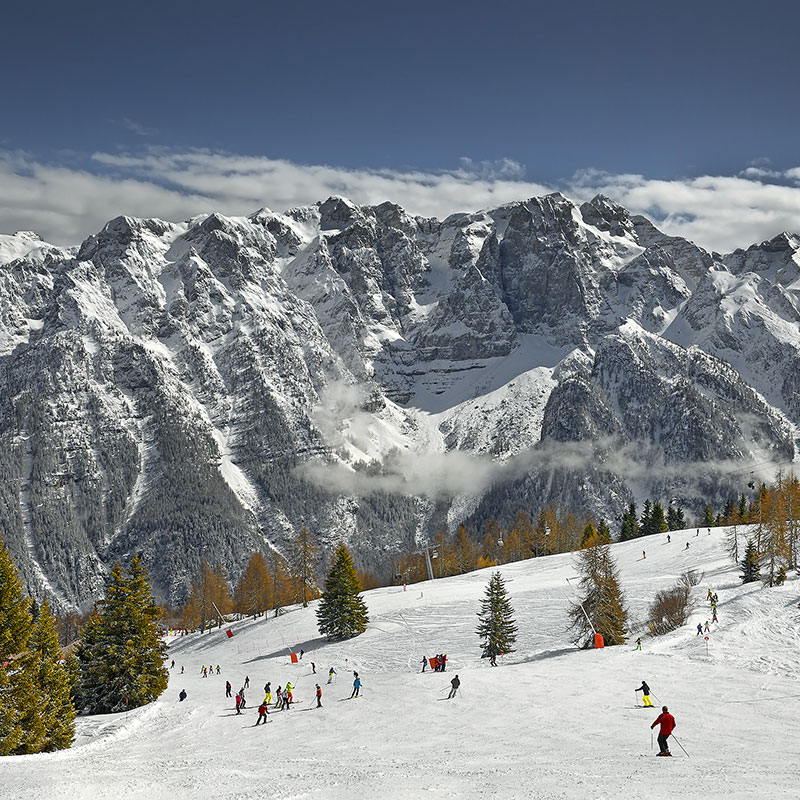 Piste di Sci e Snowboard nel Comprensorio Campiglio Dolomiti di Brenta