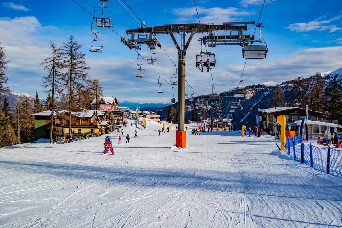 View,From,The,Ski,Resorts,In,Folgarida.,7,December,2018